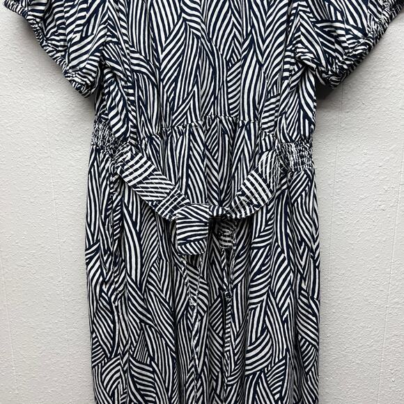 Terra & Sky Maxi Dress Women 4X Zebra Print Party Occasion Event Relaxed Comfort - Picture 4 of 15